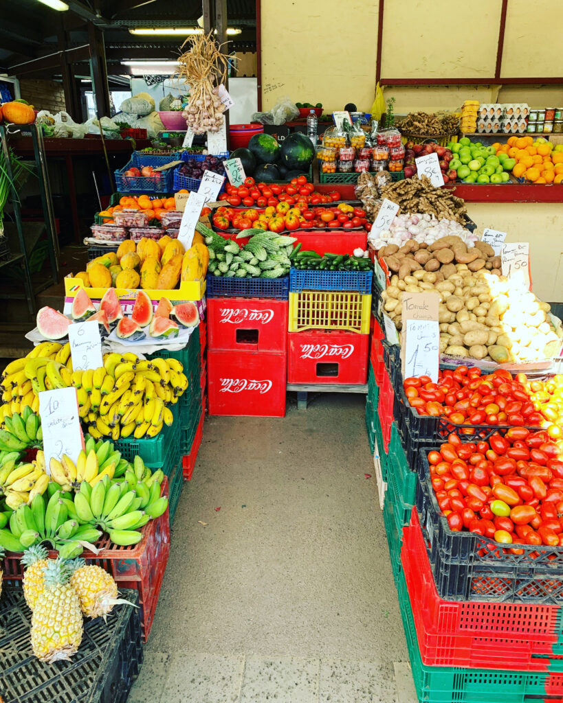 Petit marché, île de la Réunion